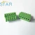 Import approved screwless pluggable rising type 3.81mm PCB Terminal Block from China
