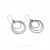 Import Arc Earrings 925 Sterling Silver Metallic Hand Textured Designer Dangle & Drop Earring from India