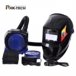 Auto Darkening Welding Mask Air Purifying Respirator System Welding Helmet with Ventilation
