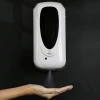 Auto Non-touch Electronic Plastic White Smart Intelligent Ir Sensor Induction Automatic Foaming Spray Drop Soap Dispenser