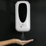 Auto Non-touch Electronic Plastic White Smart Intelligent Ir Sensor Induction Automatic Foaming Spray Drop Soap Dispenser