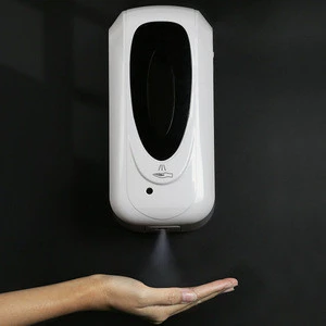 Auto Non-touch Electronic Plastic White Smart Intelligent Ir Sensor Induction Automatic Foaming Spray Drop Soap Dispenser
