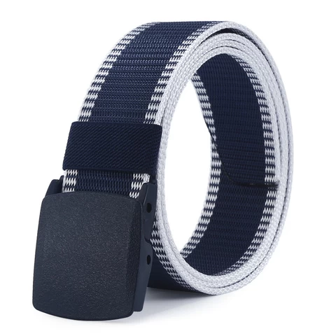 Automatic Buckle Nylon Belt Male Army Tactical Waist Belt Men Canvas Fabric Belts