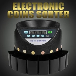 Automatic Electronic Money Euro Coins Sorter &amp; Coin Counter