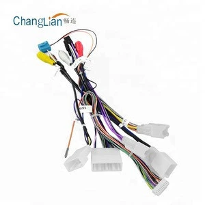 Automotive wire harness for video