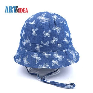 Available OEM/ODM cotton new fashion blue baby hat kids caps