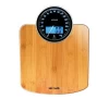 Bamboo Analog Digital Dual Display Bathroom Scale Best Selling Product 180kg(396 lb),d=100g/0.2lb Big Dashboard with Back-light