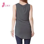 Bamboo Simple Style Long Tank Top online maternity clothing wholesale dropship