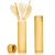Import Bamboo tube cutlery set customized gift set organizer biodegradable laser bamboo tube utensil gift for travel tableware from China