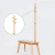 Import Bamboo wood coat rack simple modern bedroom floor hanger multi-function hall storage shoe bench from China
