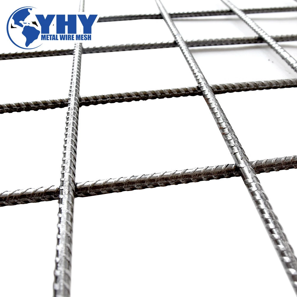 bar-mat reinforcement mats on a building site rebar steel concrete slab mesh