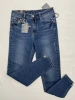 Basic Stretch Cotton Poly Viscose Spandex Denim Fabric Non-slub Woven Jeans Fabric