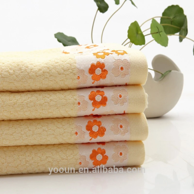Bath towel with thick soft blue children wholesale 140 * 70 400g bamboo bath towel