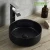 Import Bathroom ceramic round matte gold color wash basin for wholesale from China
