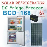 BCD-168 DC12/24V Solar Refrigerator Freezer 168L