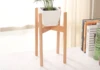 Beautiful Plant Stand Outdoor Wood Flower Pot Stand Plant Holders For Garden