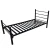 Import Bedroom Big Size Bunk metal Black Single Steel Bed from China