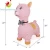 Import Best New Ride on Animal Toys inflatable Hopper Bouncy Pink Lama for Toddlers Exercise Balance from China