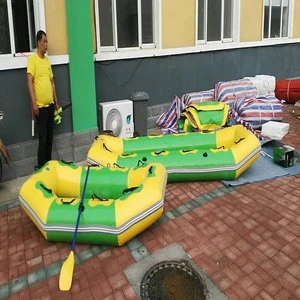 Best quality cheap inflatable water rowing boat cheap price rafting boat used drifting boat for sale