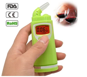 Best Sale Dual Display Digital Breath Alcohol Tester With Replacable Mouthpiece And Hand Held Portable Breathalyzer
