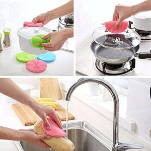 Best Sale Small Silicone Round Bowl Dish Cleaning Brush