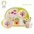 Import Best Selling 5pcs Cute Animal Design Children Tableware Set Bamboo Fiber Kid Dinnerware Plate Set from China