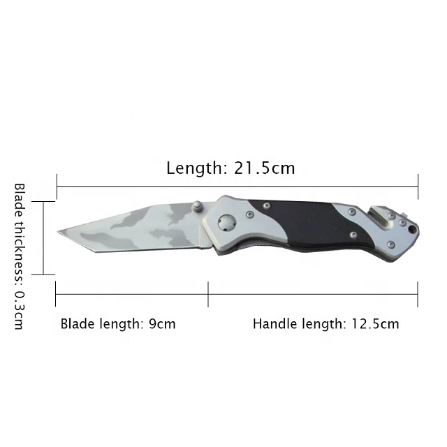 best-selling knife multifunctional folding knife g10 knife handle material with camouflage