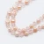 Import Bestone Hot Sale 8x6mm Pink Faceted Rondelle Glass Beads and Dyed Pearl Beads for Bracelet from China