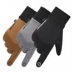 Bicycle Gloves Touch Screen Full Finger MTB Bike Winter Thermal Warm Motorcycle Riding Mountain Anti-slip Windproof Glove