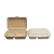 Import Biodegradable  2 divided sugar and bamboo fiber  HC-002  disposable lunch box tableware from China
