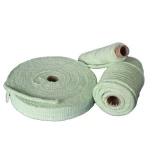 BIOWOOL Glass Fiber or Stainless Steel reinforced bio soluble fiber textiles Ceramic Fibre Rope