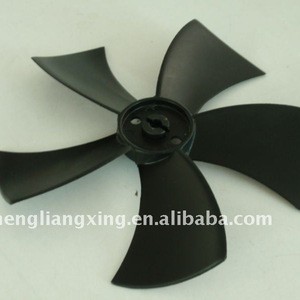 black plastic axial fan blade for ventilation fan parts