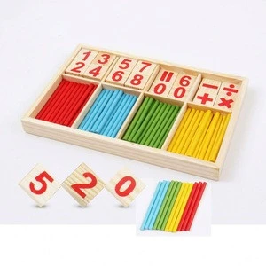 Blister packing Kids education Primary school students Auxiliary tool count math wooden toy