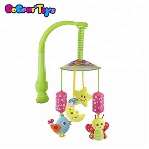 BobearToys squeaker plush animal wind chimes baby mobile toys baby bed rotate stroller bell cute crib hanging