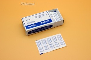 Boxed medical disposable blood collection needle