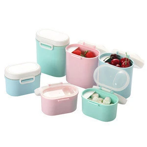 BPA Free Baby Feeding Storage Container Non-Spill Snack Storage Container Baby Milk Powder Formula Dispenser With Handle