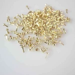 Brass Plated brad pins, paper fastener 1 Inch Length 100 per Box