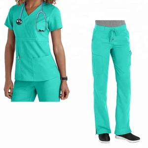 Breathable material for hospital nurse staff surgical uniform
