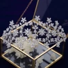 Bridal Cubic Zirconia Headband Wedding Soft Hairband Tiara Hair Jewelry Accessories
