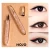 Import Bright diamond  gold and silver double colored black eyeliner from China