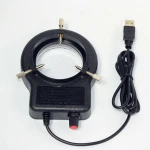 Brightness Adjustable illumination Lamp USB Microscope LED Ring Light
