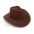 Brown Leather Cowboy Hat Of Made In China