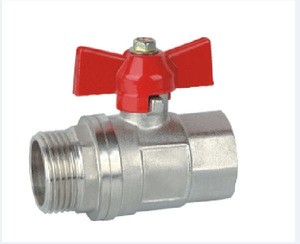 Butterfly Handle Forged Brass Ball Valve