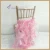 Import C009E Fancy curly willow ruffled organza banquet wedding chair covers from China