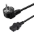 Import C20 heavy duty 1m 1.5m 2m ac extension power cord 250V 220V 16a eu power cable plug C19 from China