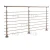 Import CAD 3D OEM ODM, Customizable 304 316 stainless steel Tong Tube Railing With Profiles Fittings from China