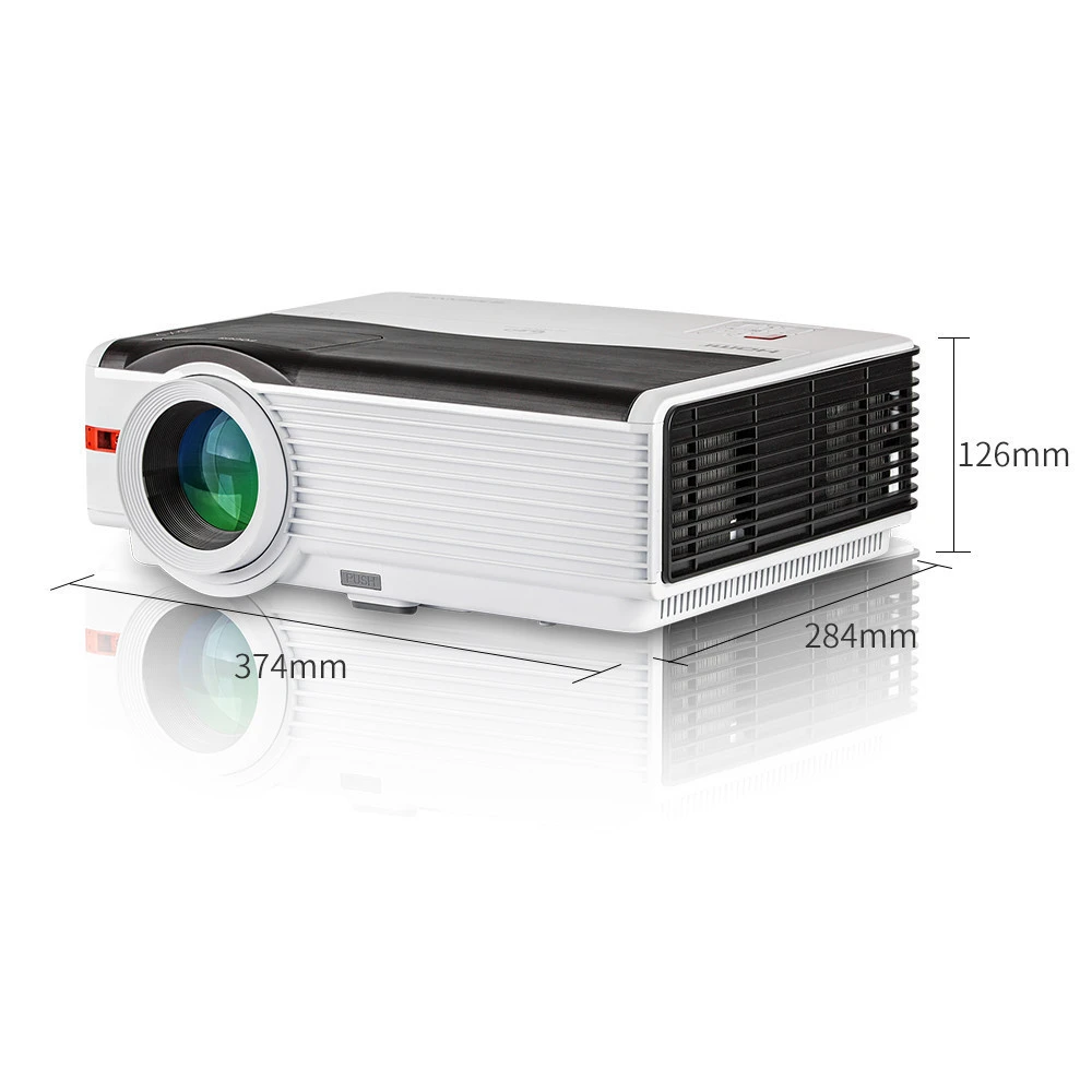 CAIWEI Factory A9AB LCD projector 6200 lumens full hd projector with android wifi