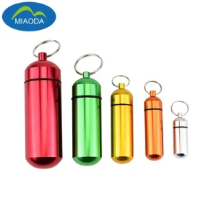 Camping & Hiking Aluminum Storage Capsules 50x158mm