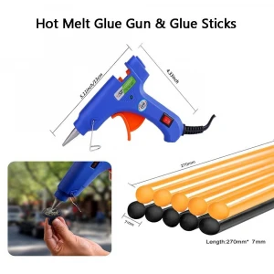Car Dent Removal Bridge Puller Dent Lifter Other Hand Tools 20W Glue Gun with Sticks for Auto Body Repair