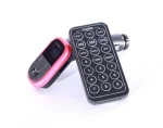 Car MP3 audio fm transmitter Radio Adapter 24V voltage car charger with Remote Control